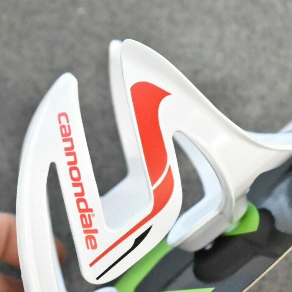 1 Cannondale C Bicycle Water Bottle Cages White/Red for you bicycle bike - Picture 5 of 10